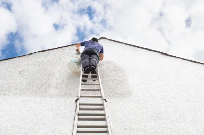 Peinture extérieure à la Cheppe — façades et ravalement